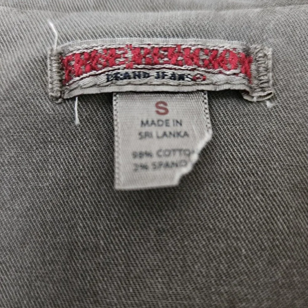 Vintage True Religion Khaki Army Green Utility Casual Jacket WAXM13G17 - Picture 7 of 8